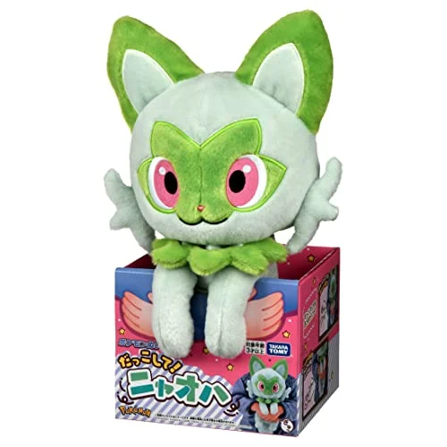 TAKARA TOMY Pokémon Plush doll Dakko Sprigatito Japan NEW Pocket Monster
