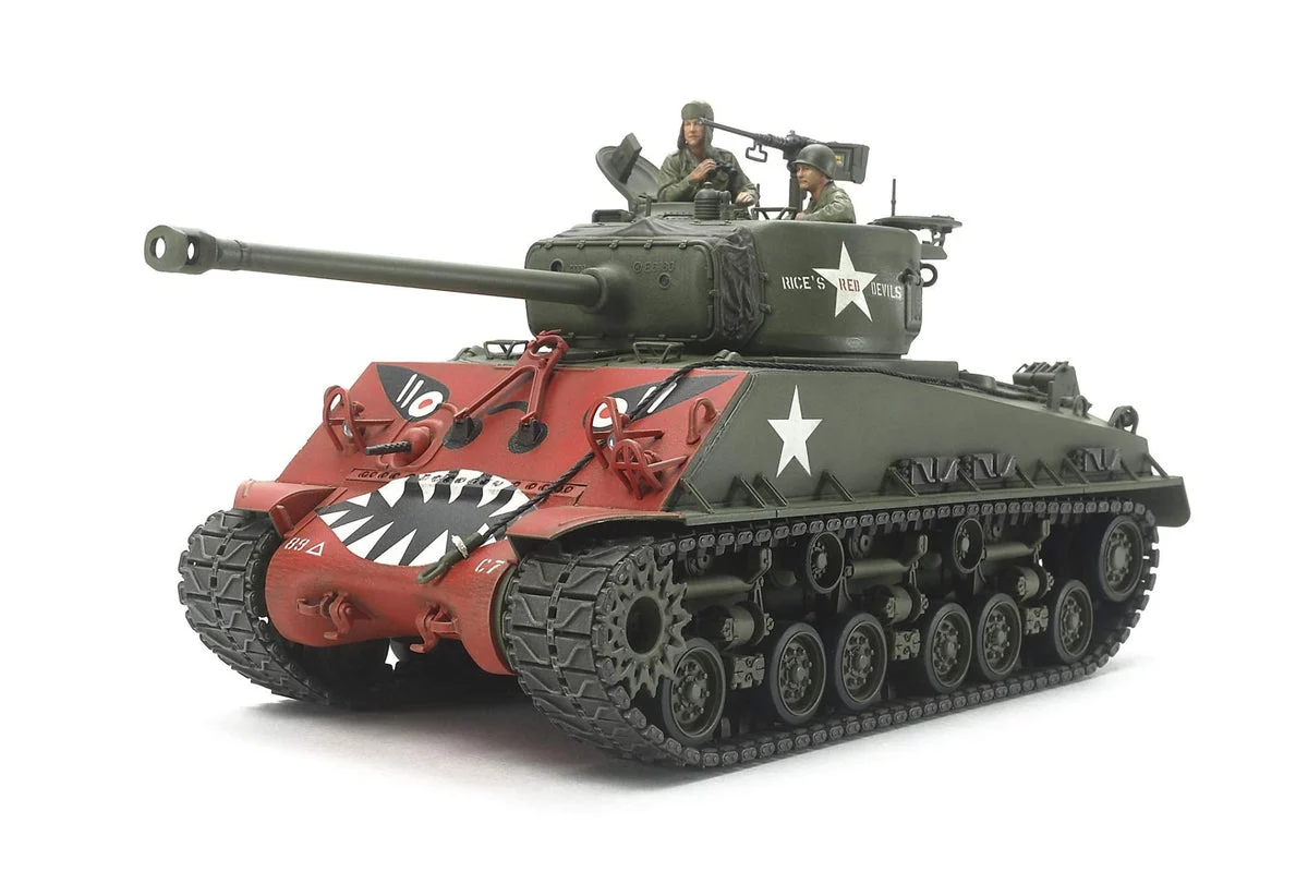 Tamiya kit modello M4A3E8 Sherman Easy Eight Guerra di Corea 1/35