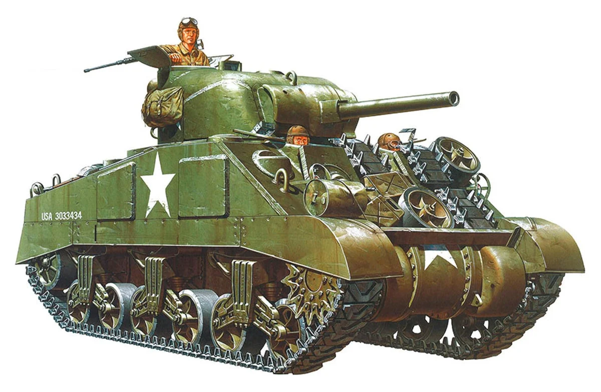 Tamiya Kit Carro Armato M4 Sherman US Army 1/35 Early Production