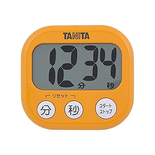 Tanita Timer Magnetico Schermo Grande TD-384-OR Arancione