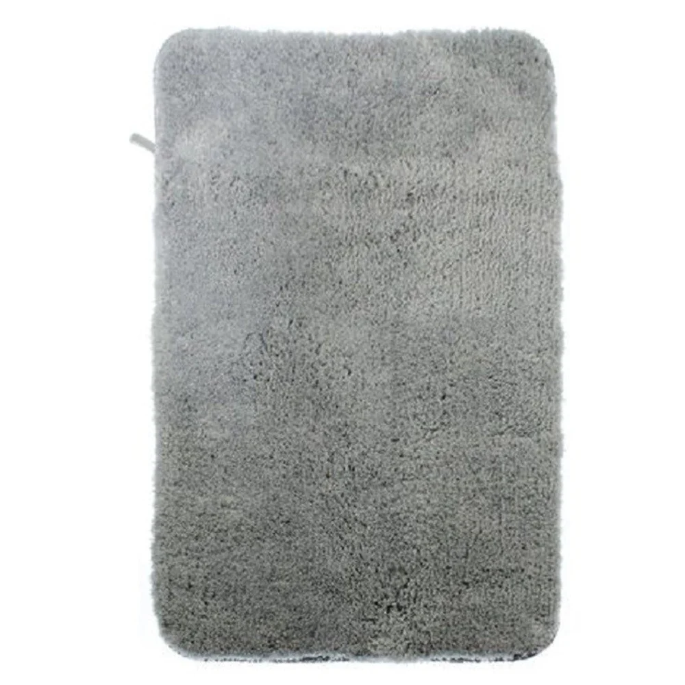 TAPPETO TAPPETINO IN TESSUTO MORBIDO PER ARREDO BAGNO 45 X 70 CM GRIGIO 79926 - Cleafe