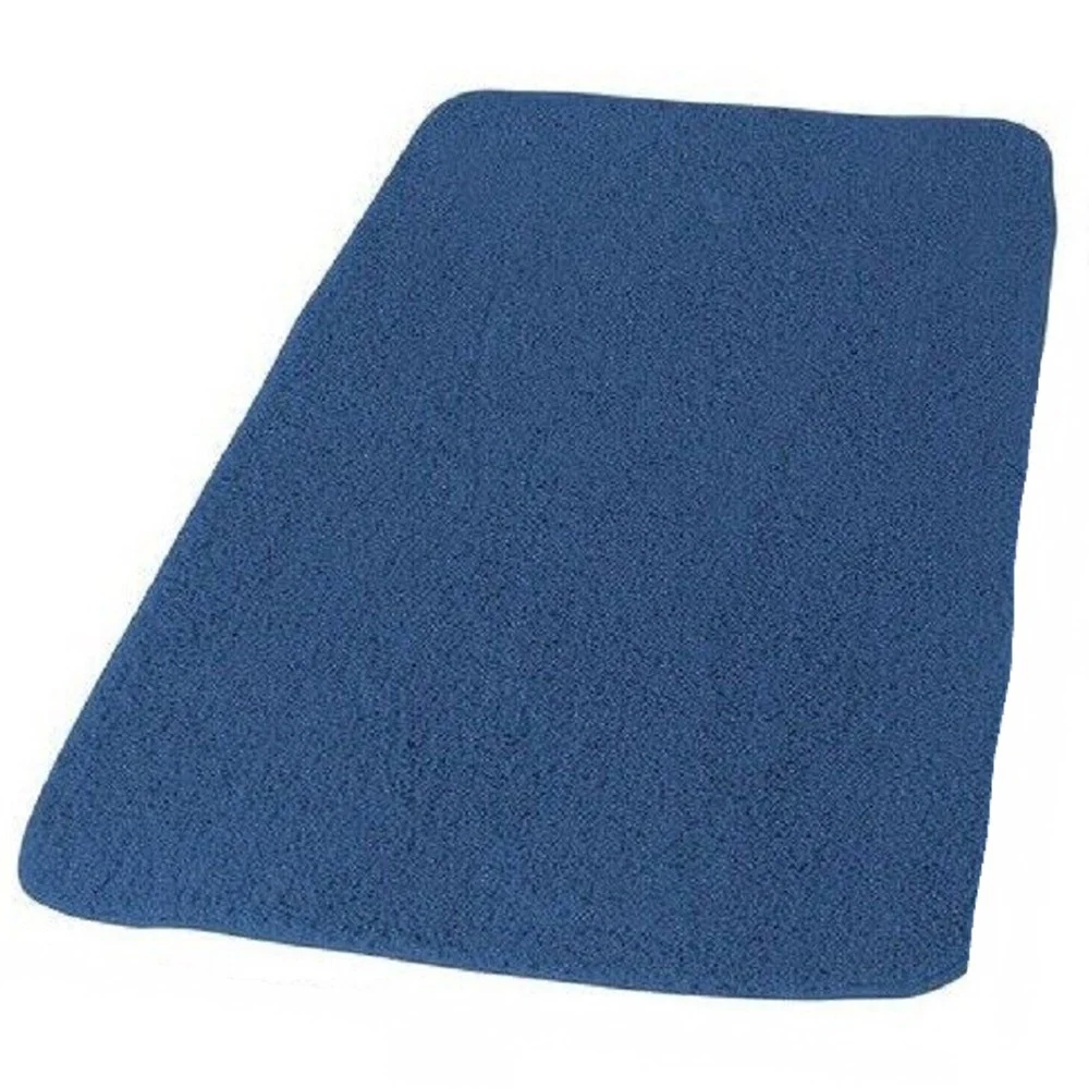 TAPPETO TAPPETINO IN TESSUTO PER ARREDO BAGNO CASA 45 X 75 CM COLORE BLU 69906 - Cleafe