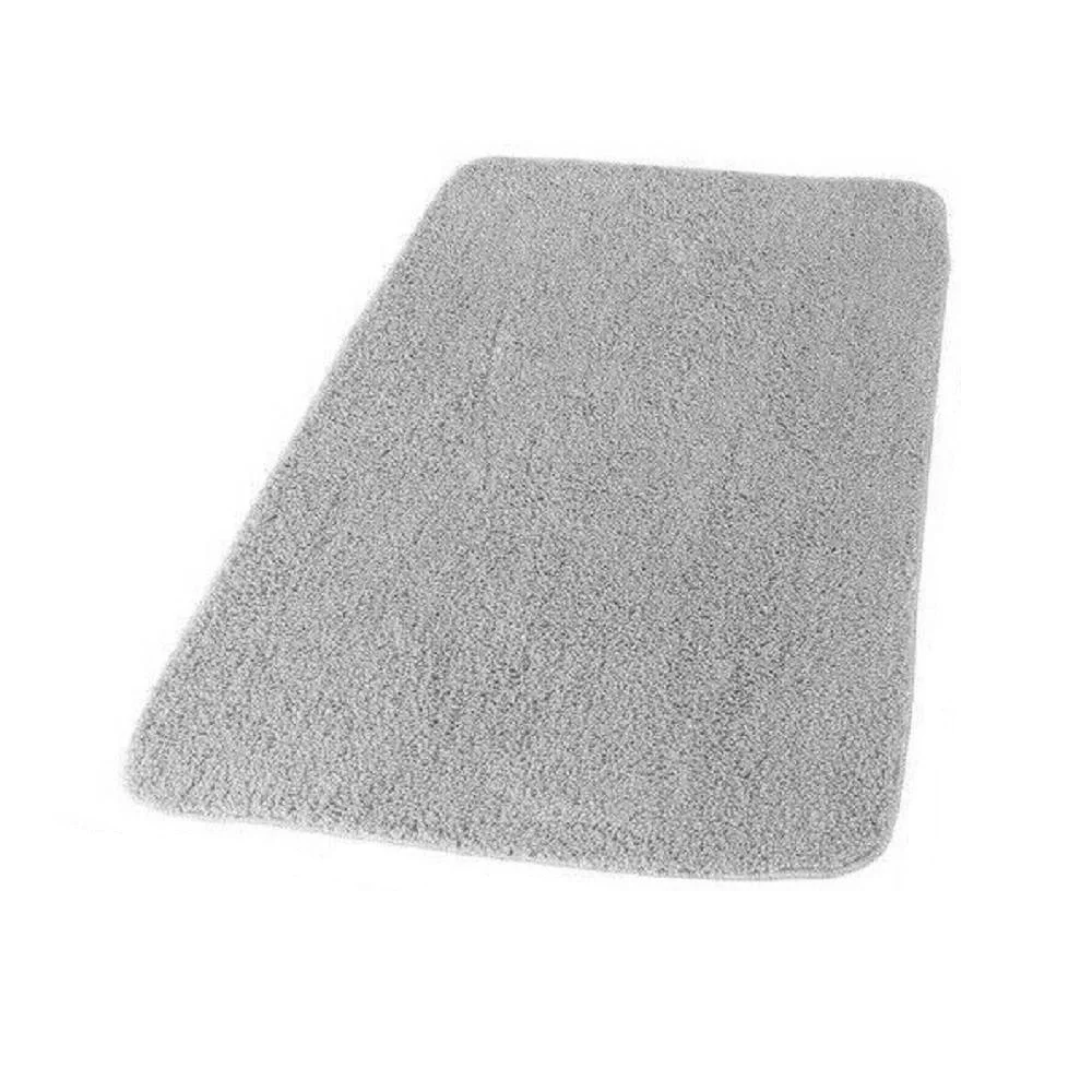 TAPPETO TAPPETINO PER BAGNO ARREDO CASA 45 X 75CM COLORE GRIGIO IN TESSUTO 69864 - Cleafe