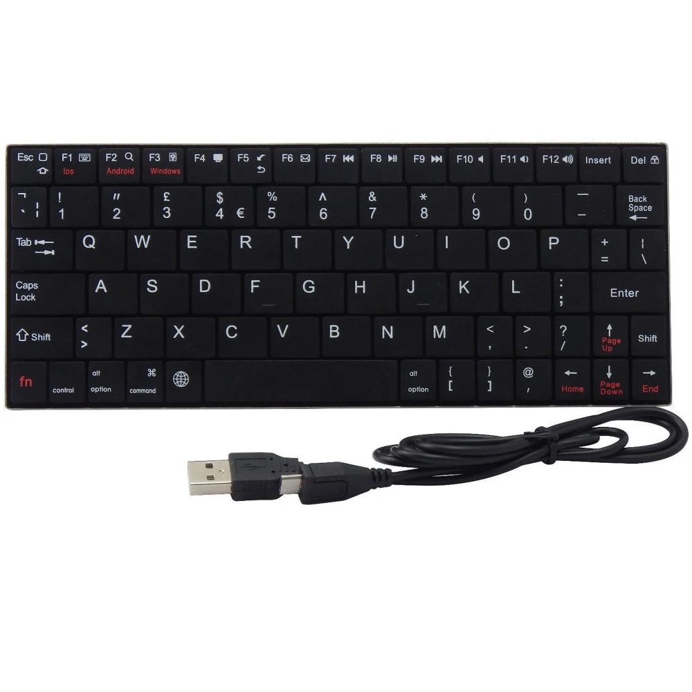 TASTIERA BLUETOOTH 3.0 HB 2000 PER WINDOWS ANDROID CELLULARE SMARTPHONE NERO - TrAdE Shop Traesio
