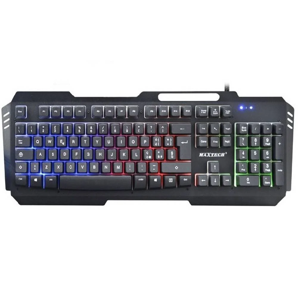 TASTIERA GAMING CON FILO RETROILLUMINATO LED RGB LAYOUT ITALIANO PC EK-RGB01