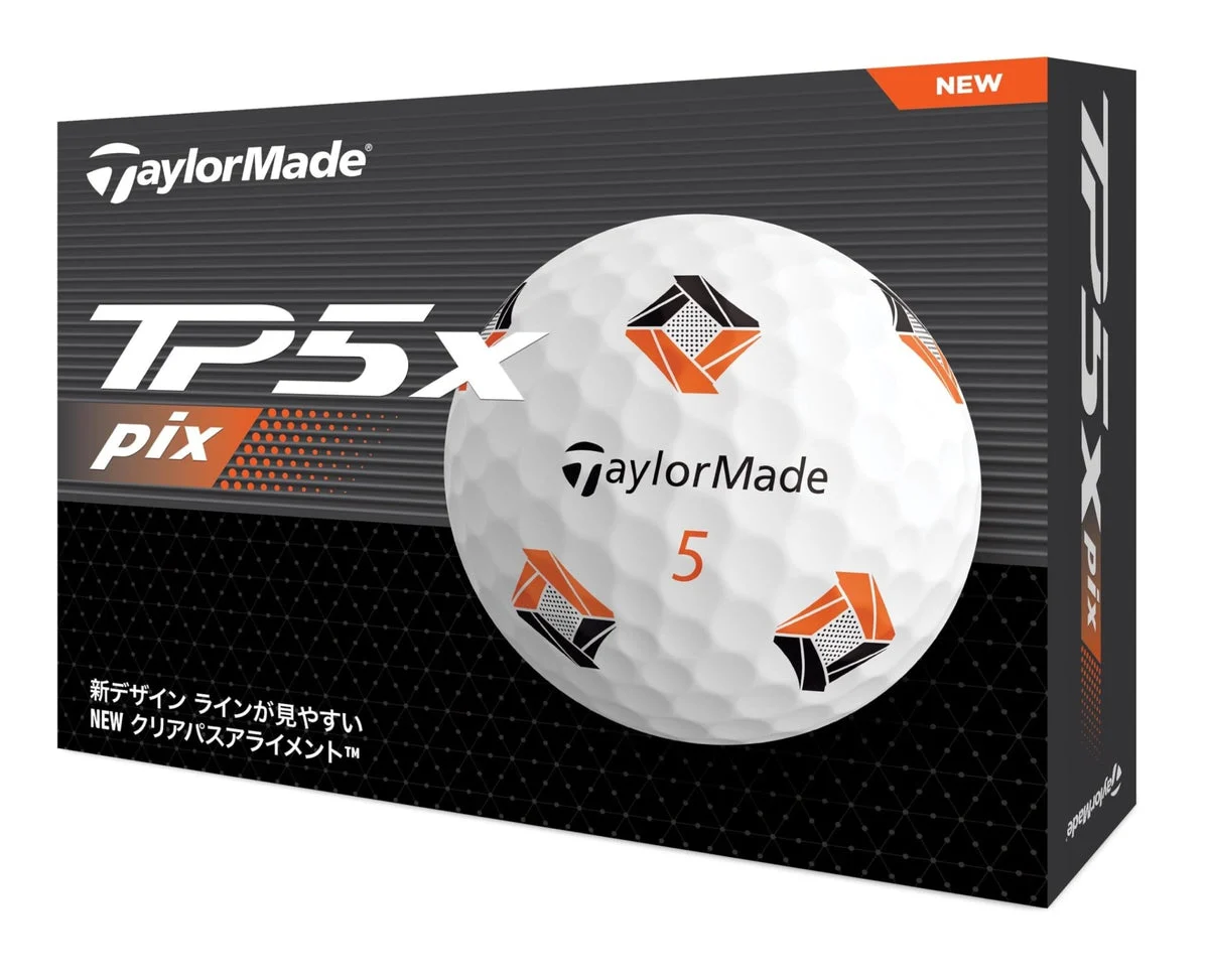 TaylorMade TP5x Pix 2024 Palline da golf 1 dozzina 12 pezzi