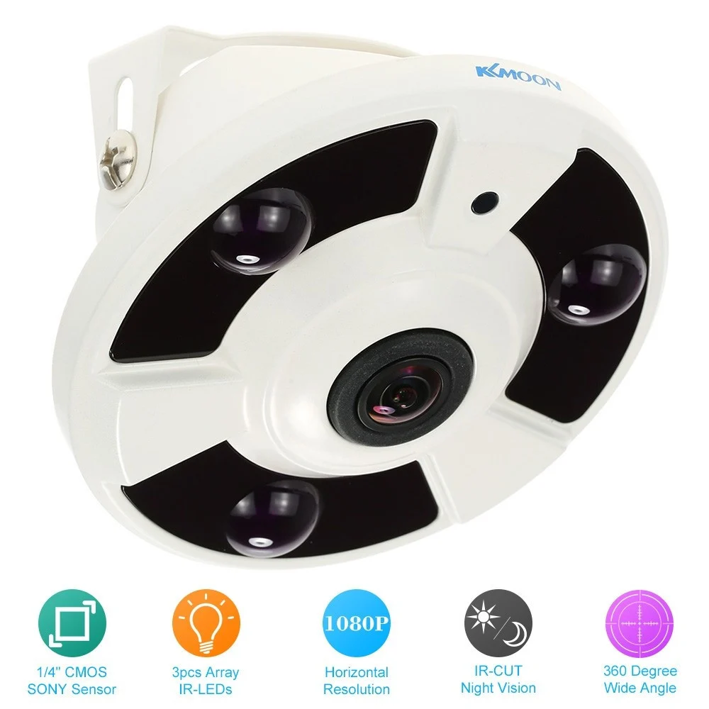 TELECAMERA AHD 360 GRADI FYSH EYE TELECAMERE ALTA DEFINIZIONE AMPIA VISIONE - TrAdE Shop Traesio