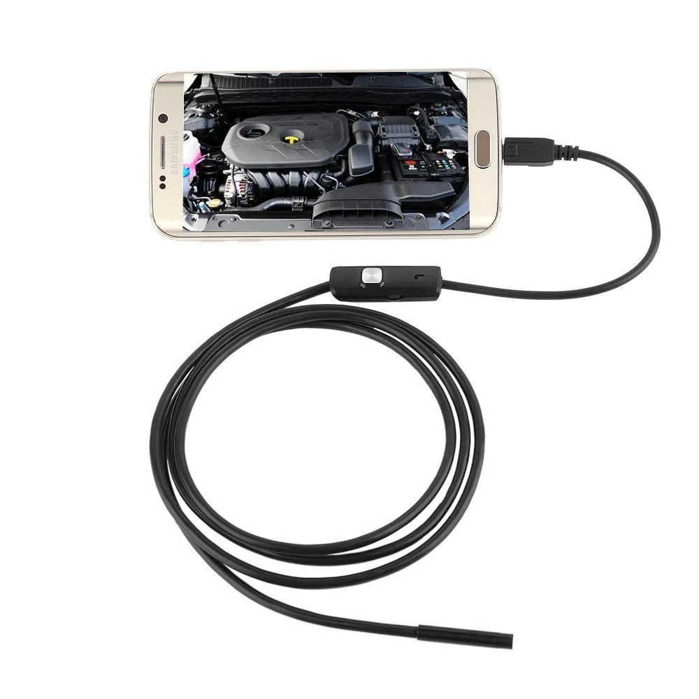 TELECAMERA ENDOSCOPICA ISPEZIONE MICRO USB PER ANDROID CON FUNZIONE OTG 2MT - TrAdE Shop Traesio