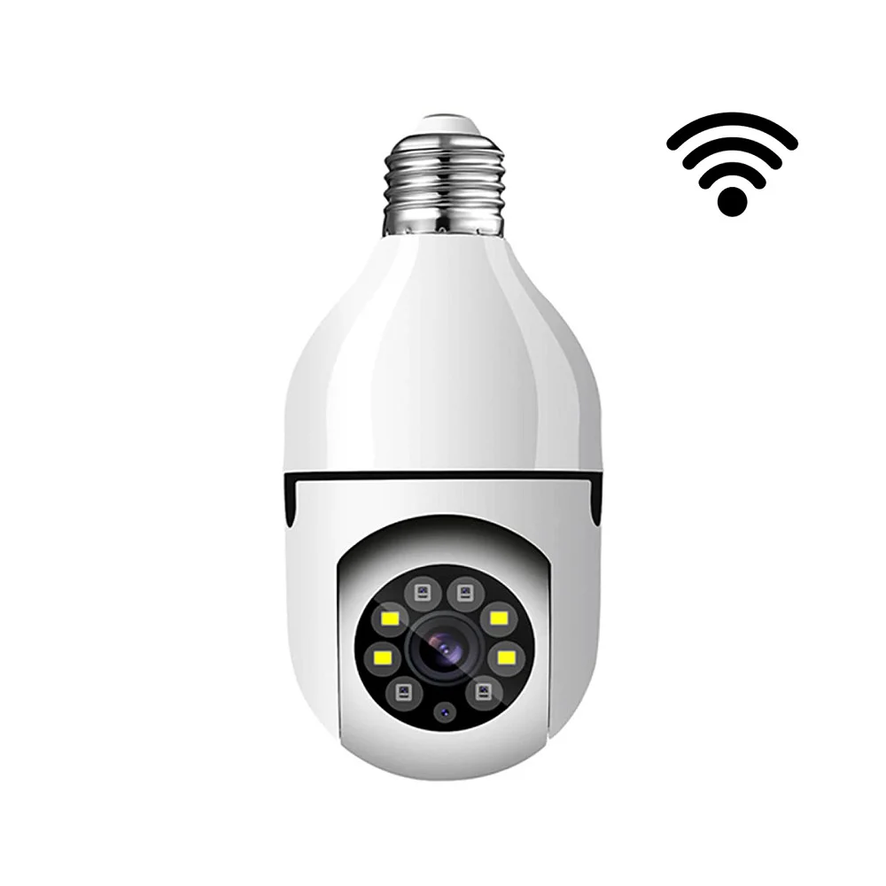 TELECAMERA IP CAM LAMPADINA DA INTERNO 360° WIFI E27 VIDEOSORVEGLIANZA JT8177 - TrAdE Shop Traesio