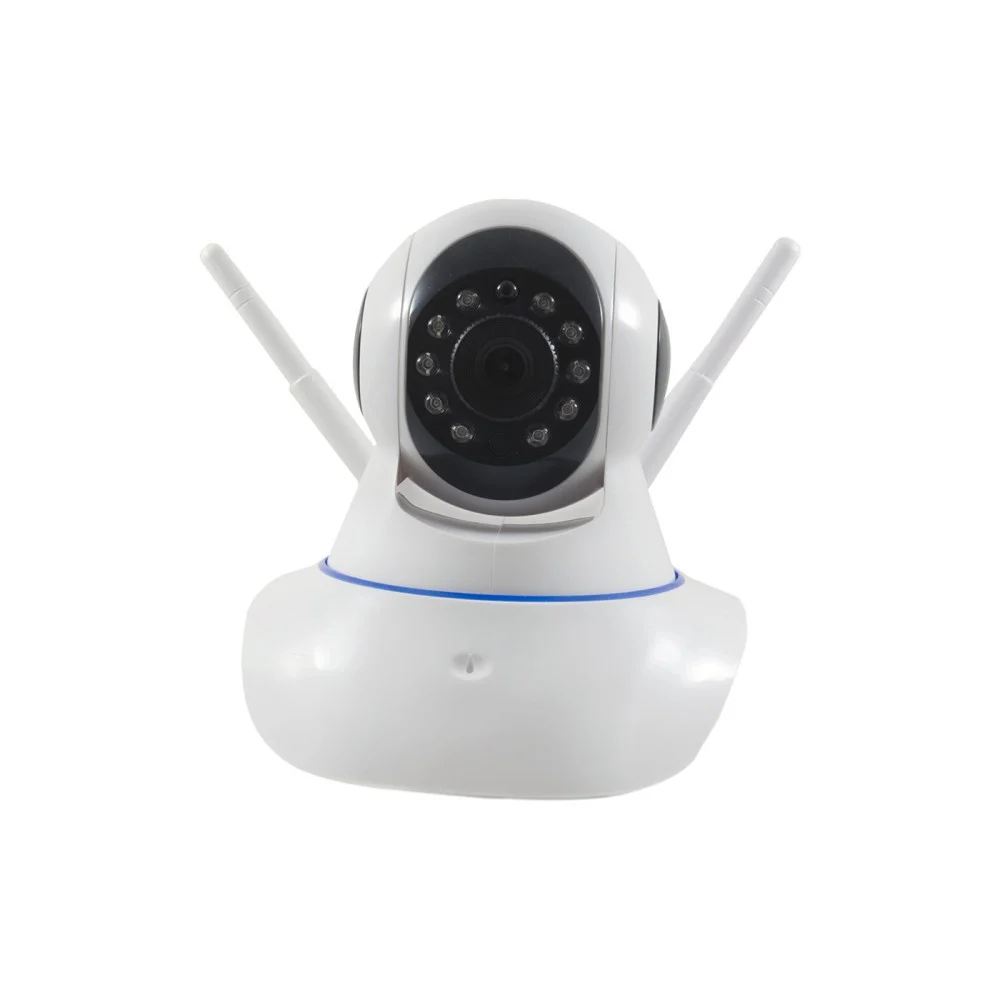 TELECAMERA IP WI-FI ONVIF MOTORIZZATA IR LED 2 ANTENNE CON SENSORE MOVIMENTO