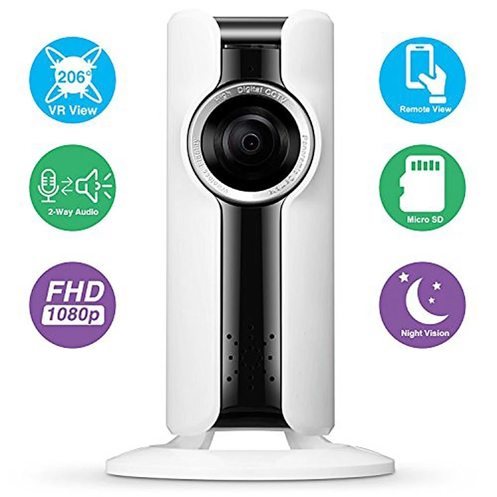 TELECAMERA PER VIDEOSORVEGLIANZA SPAZIALE VR 3D-2 DI SICUREZZA WIRELESS 1080p HD