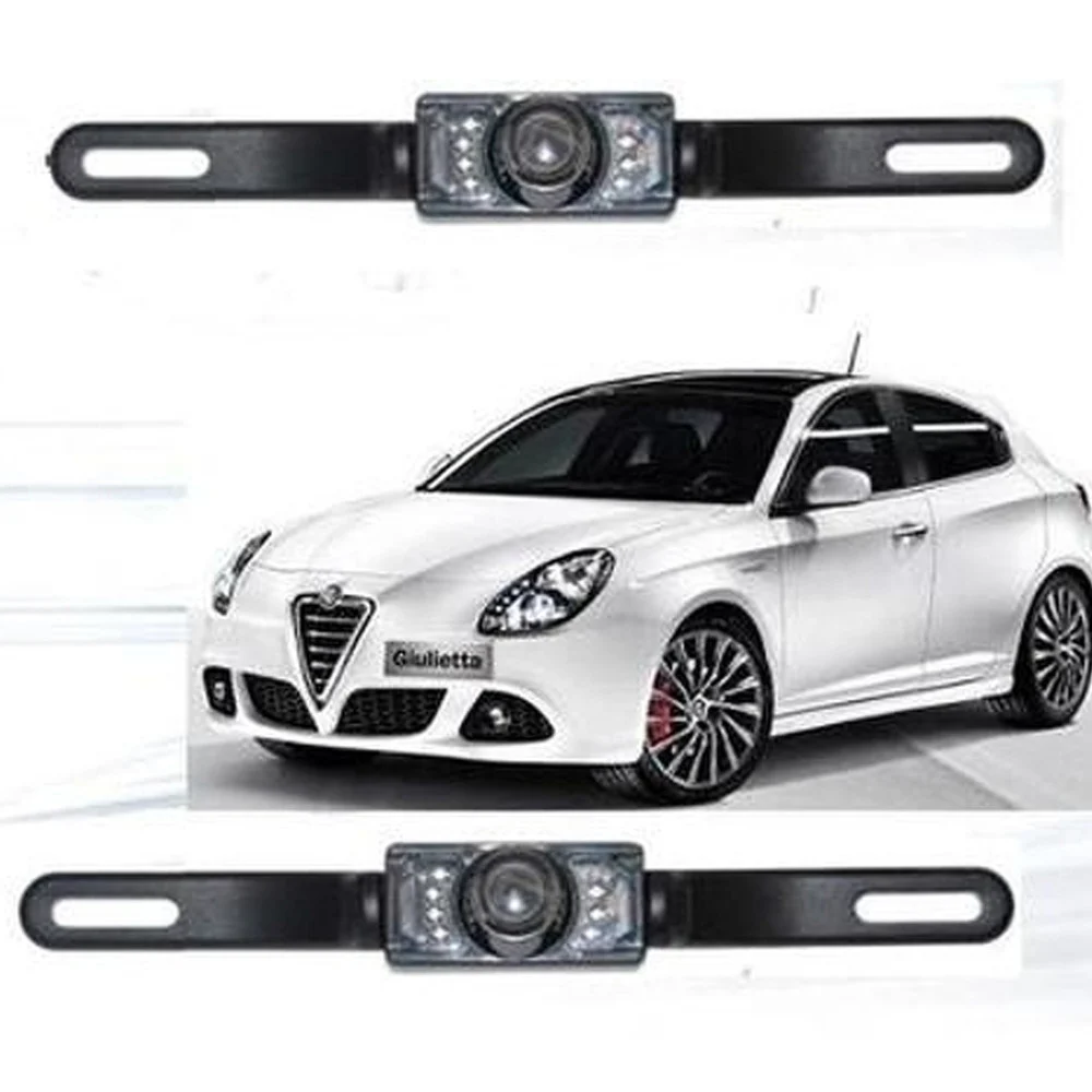 TELECAMERA RETROMARCIA RETROCAMERA AUTO CAMPER 7 LED CON FILO COLORI - TrAdE Shop Traesio