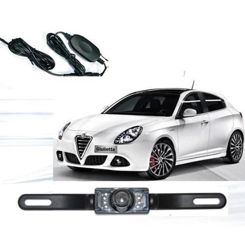 TELECAMERA RETROMARCIA RETROCAMERA AUTO CAMPER 7 LED WIRELESS INFRAROSSI COLORI - TrAdE Shop Traesio