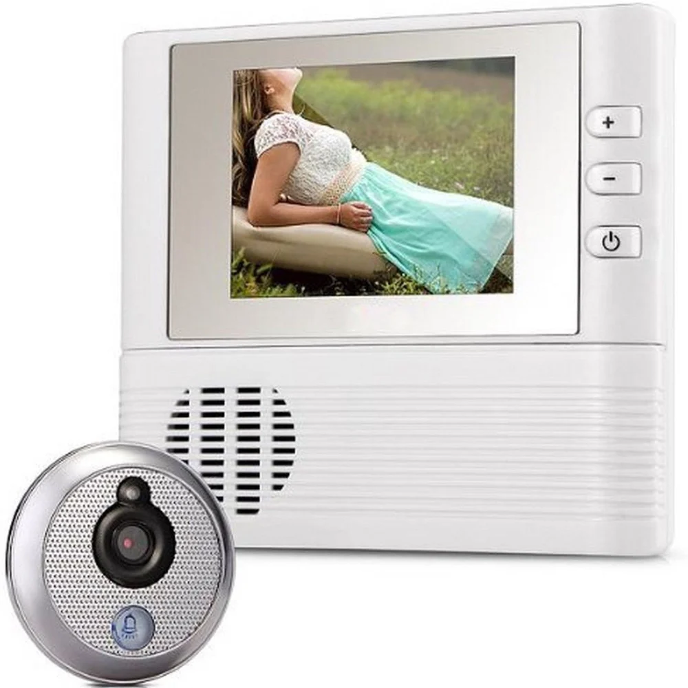 TELECAMERA SPIONCINO CAMPANELLO ELETTRONICO LCD COLORI 2,8 POLLICI LINQ LI-DM110