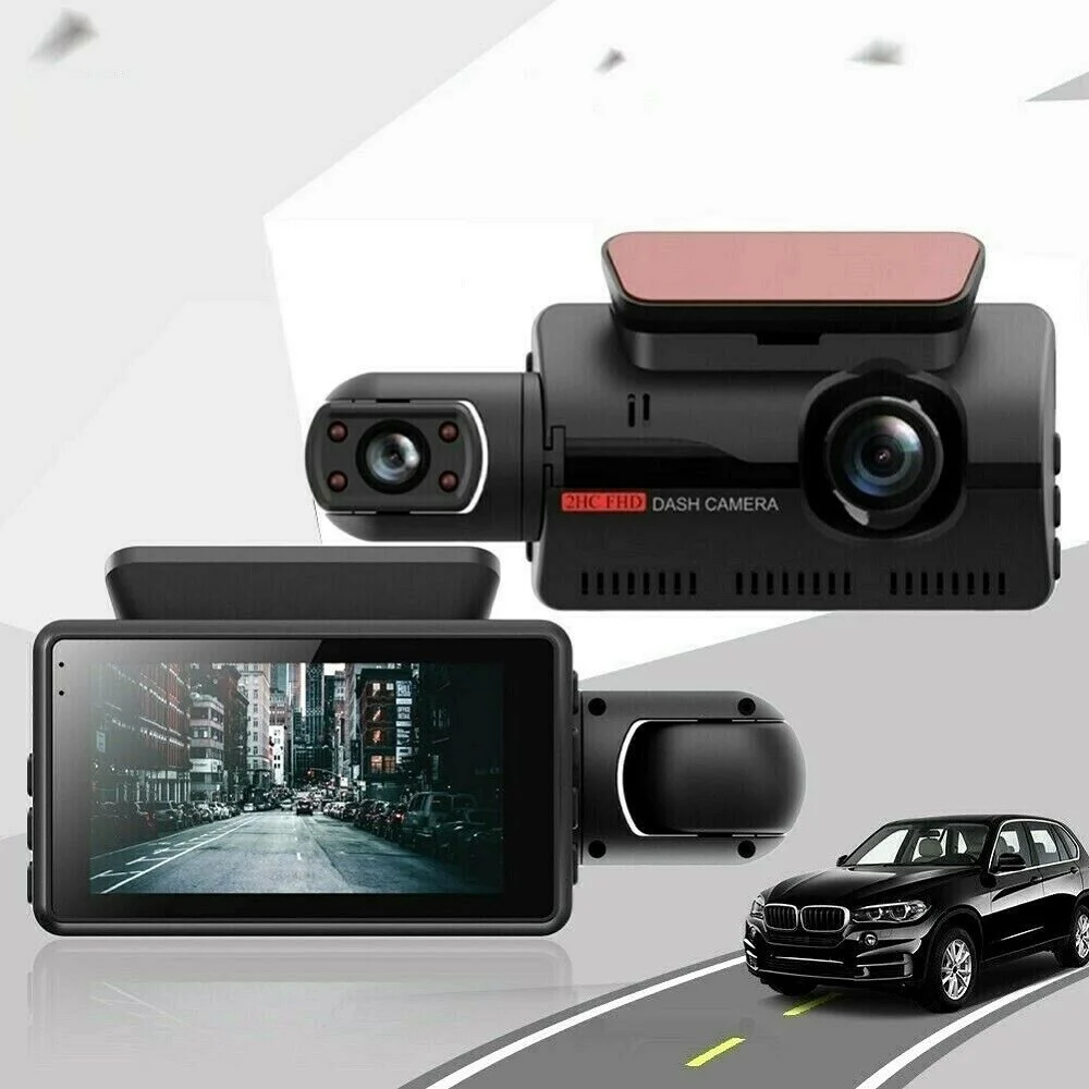 TELECAMERA VIDEOREGISTRATORE DVR AUTO FULL HD 1080P DISPLAY 3" 170° G-SENSOR Q-CA68