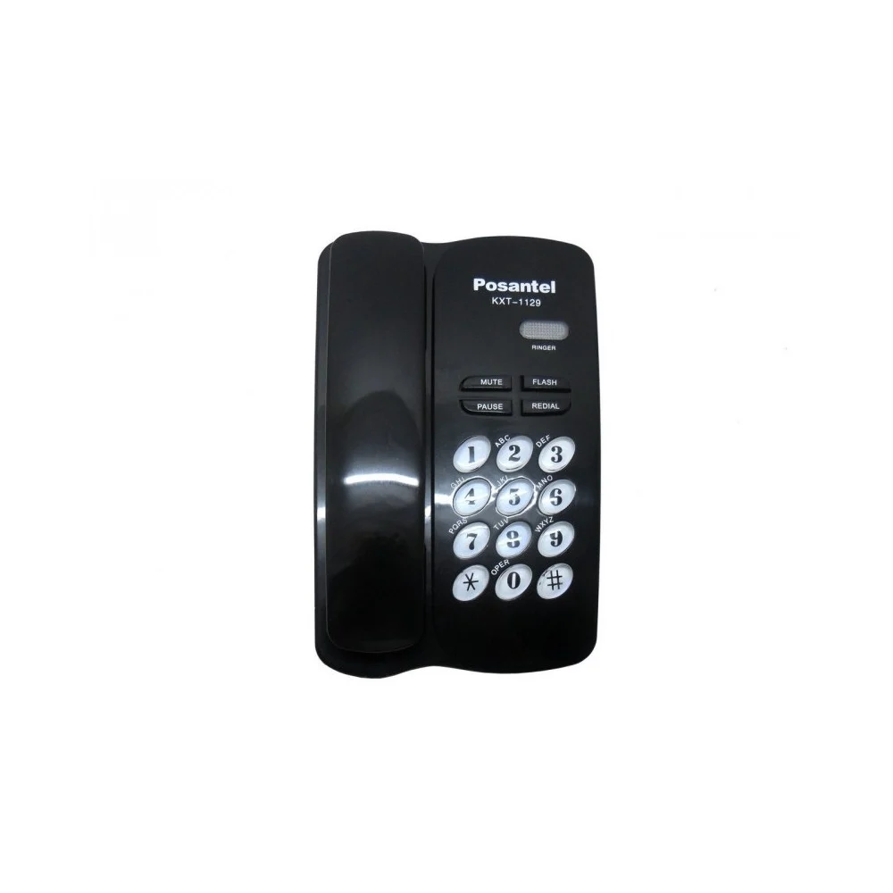 TELEFONO FISSO CON TASTI GRANDI RETRO ILLUMINATI FLASH LUCE FUNZIONE MUTE PAUSA - TrAdE Shop Traesio