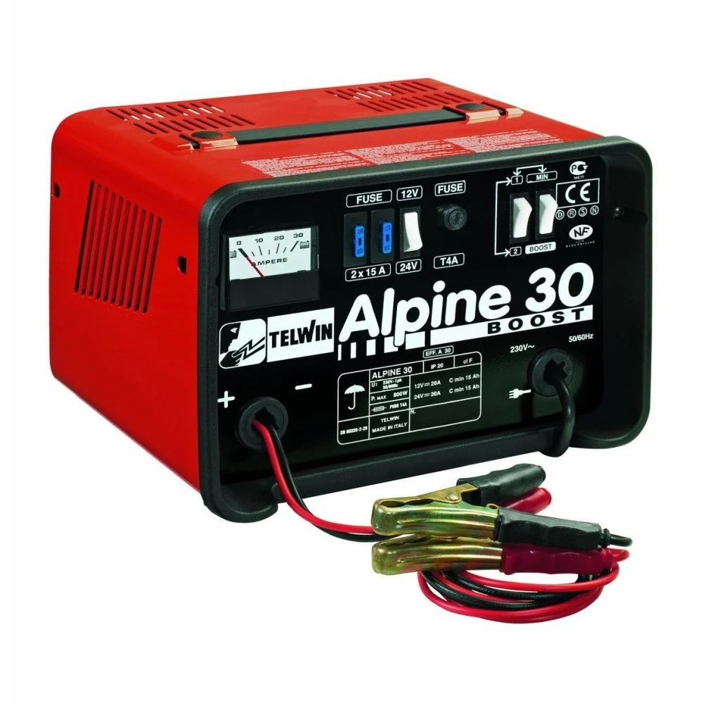 TELWIN CARICABATTERIA BOOST 400ah 12-24V ALIMENTAZIONE 230V Mod. ALPINE 30