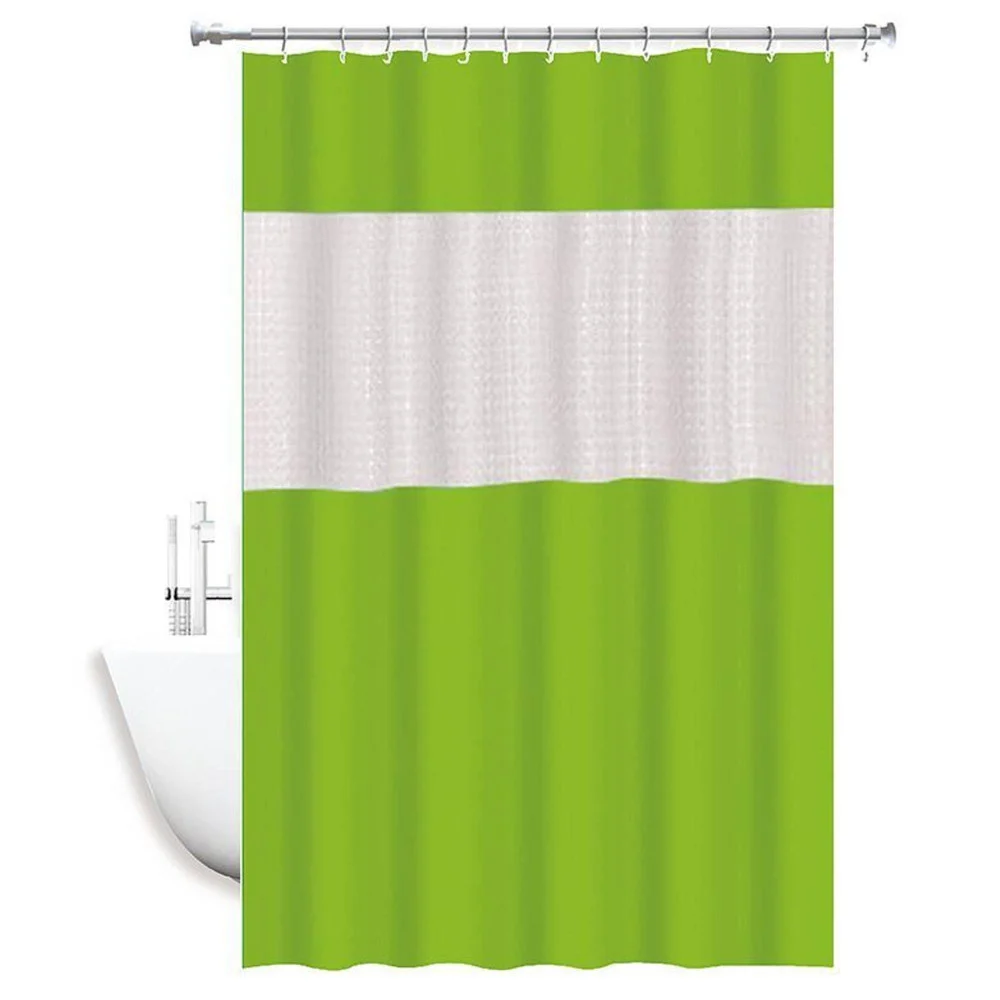 TENDA DOCCIA VASCA IMPERMEABILE ANTIMUFFA IN EVA VERDE GIUNTURA 180X240CM 52135 - TrAdE Shop Traesio