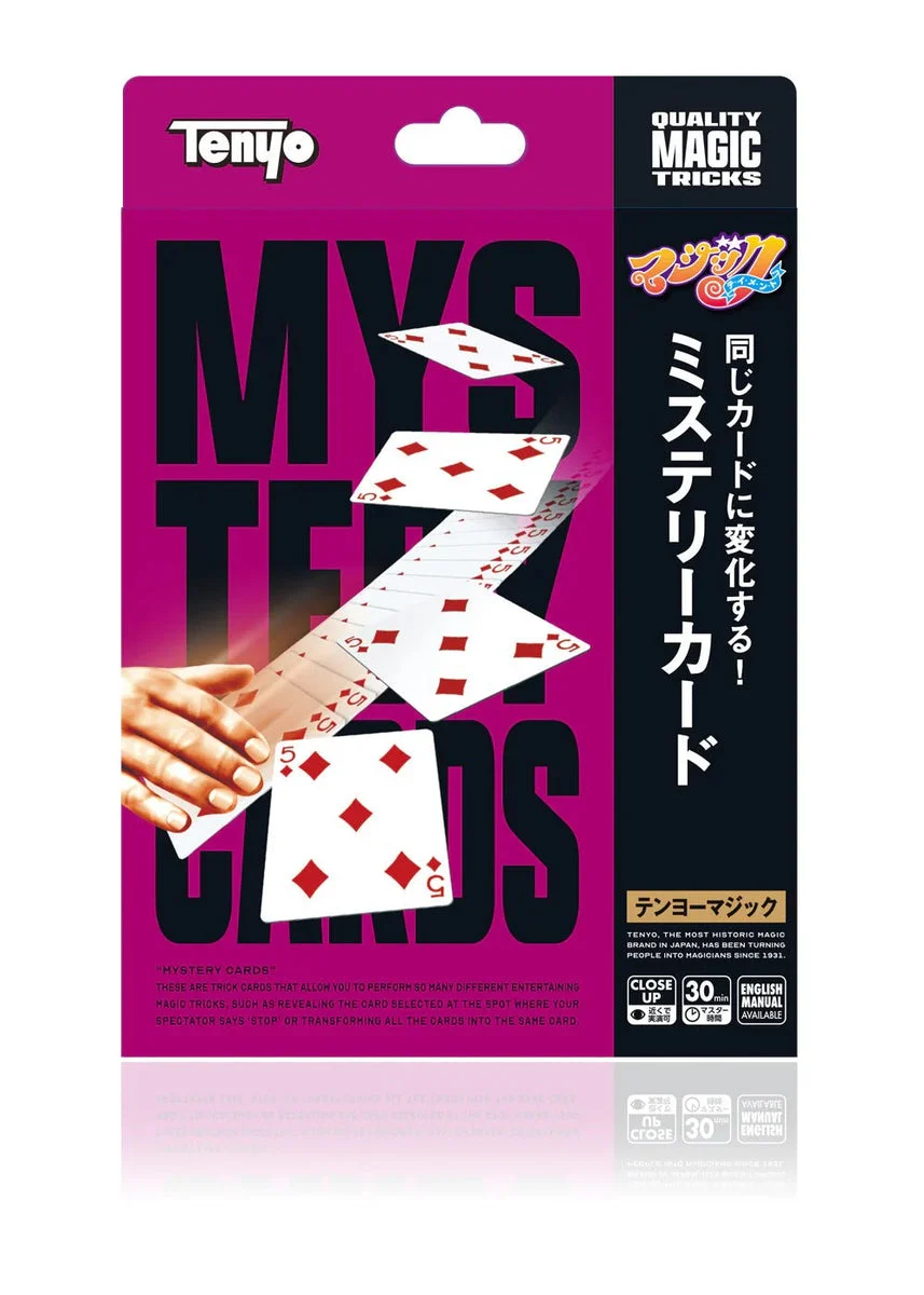 Tenyo Magic Mystery Card Trick Set World Greatest Card Magic 18 Tricks Japan