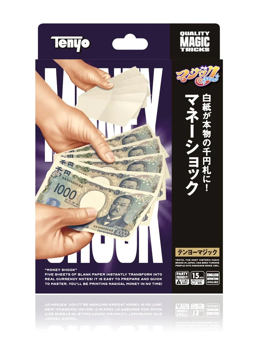 Tenyo Magic New Money Shock Magic Money Transform Kit