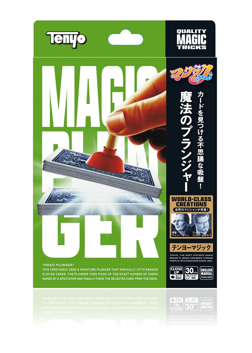 Tenyo Magic Plunger Card Finder Gioco di Magia per Principianti 6+