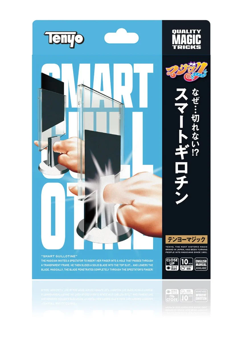 Tenyo Smart Guillotine Gioco di Magia per Principianti 6+ Nero - Tenyo Magic