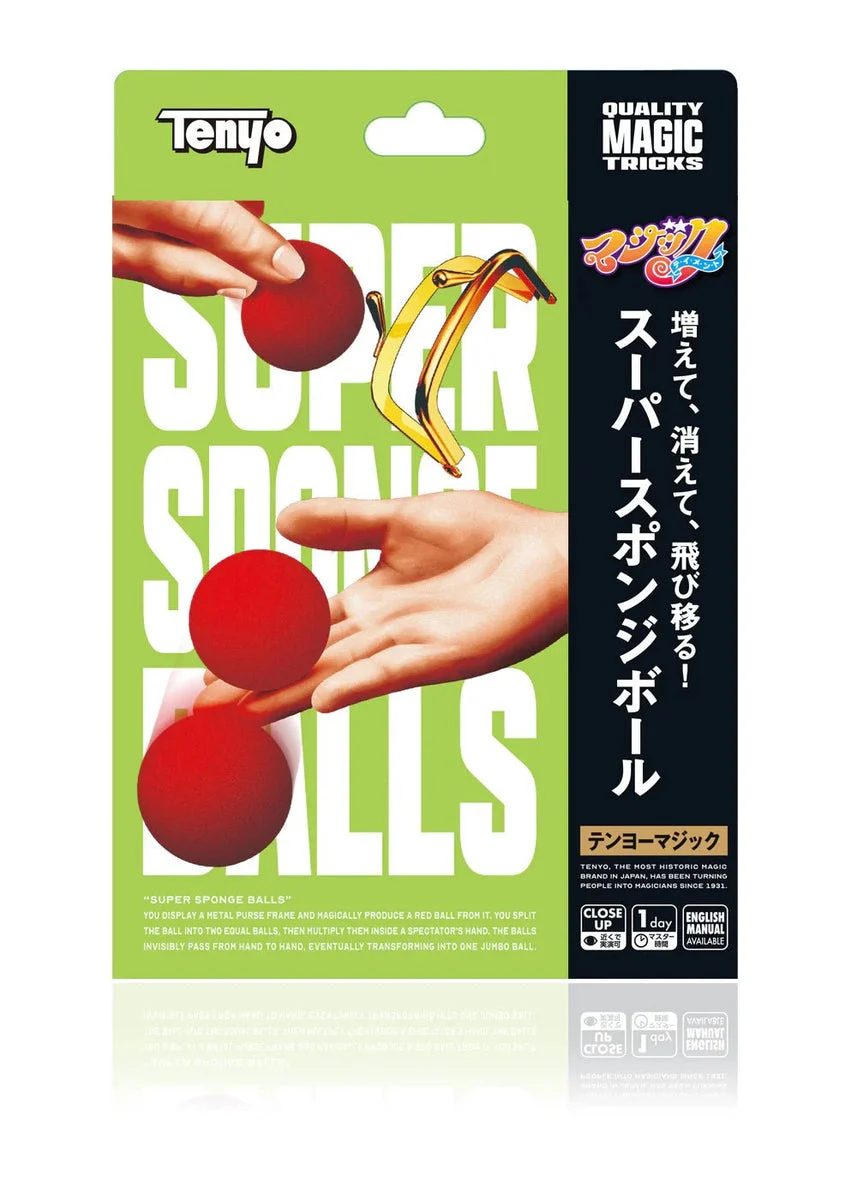 Tenyo Set di Trucchi Magici Super Sponge Ball per Principianti, Video Istruzioni - Tenyo Magic