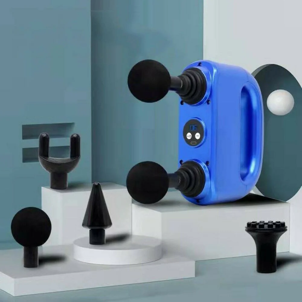 TERAPIA PISTOLA MASSAGGI VIBRAZIONI A PERCUSSIONE MASSAGGIATORE MUSCOLARE JM821 - TrAdE Shop Traesio