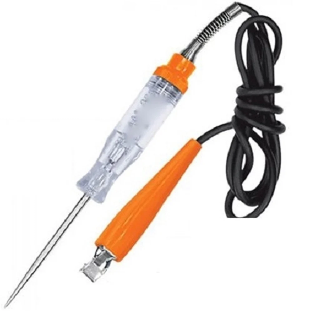 TESTER PENNA CIRCUITI 1522 PUNTA ACCIAIO MANICO PLASTICA TENSIONE CON CLIP AUTO - TrAdE Shop Traesio