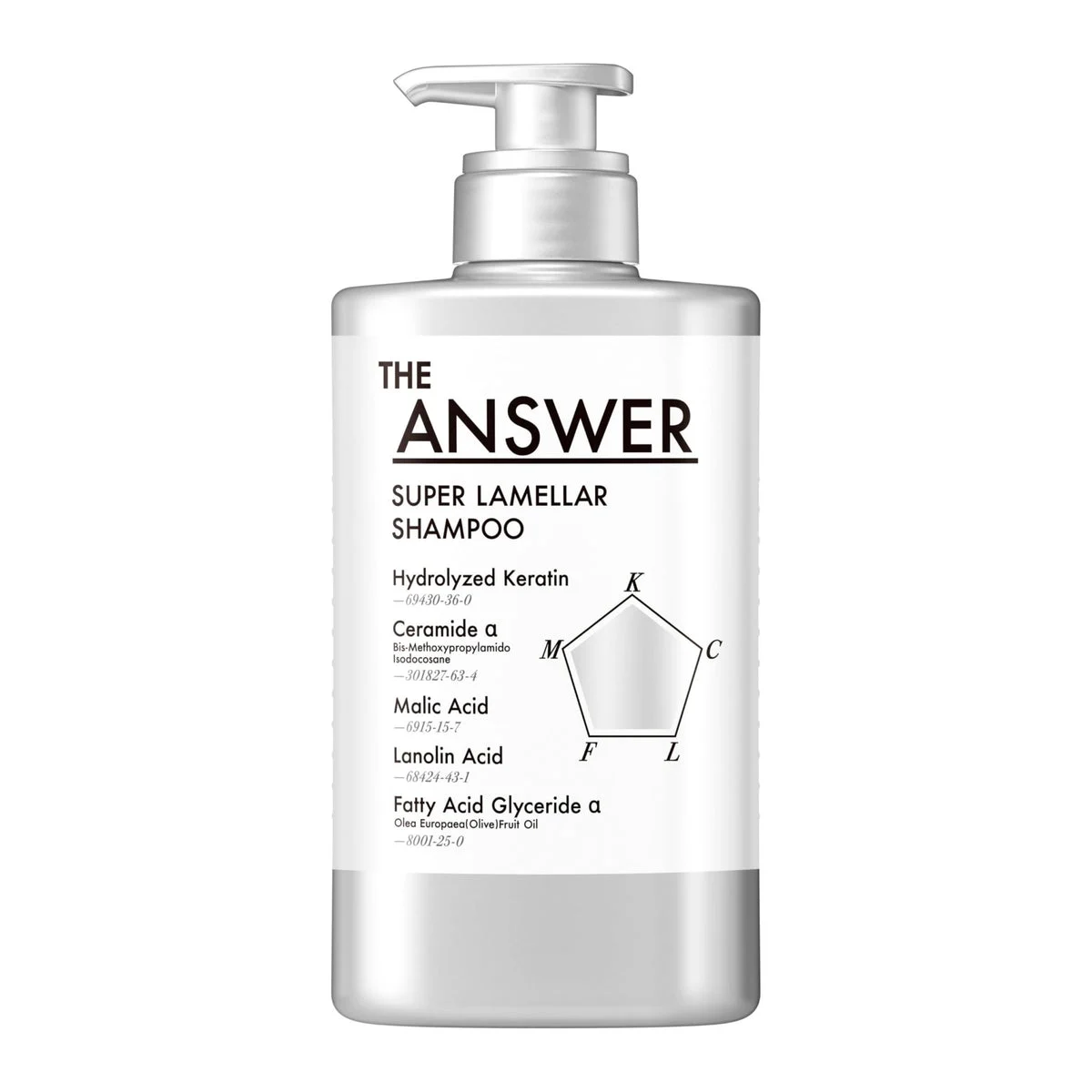 THE ANSWER Shampoo Super Lamella, senza siliconi, Bergamotto e Dafne 400ml