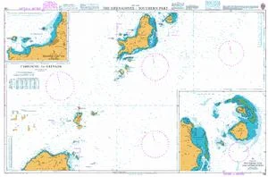 the grenadines – southern part n. 795 (1999) - Carte nautiche, da pesca…