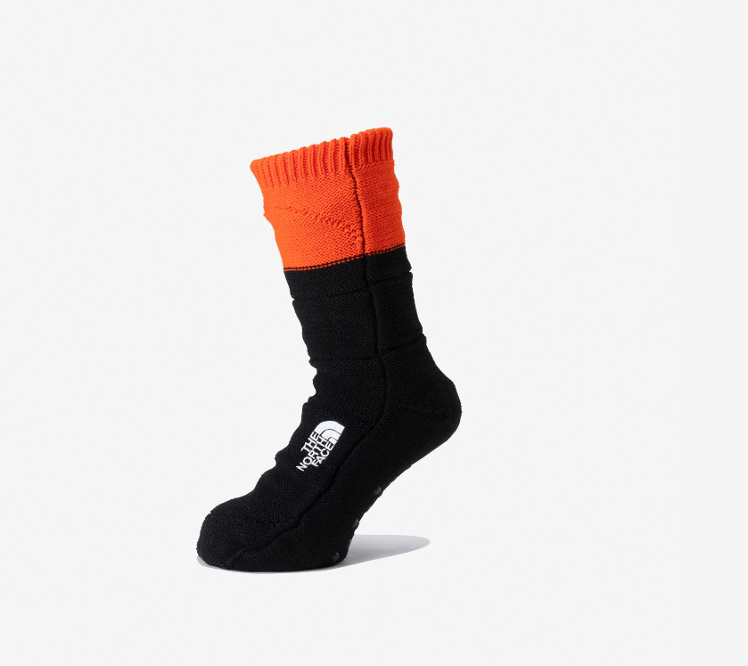 The North Face Nuptse Bootie Socks Warm Insulation Black