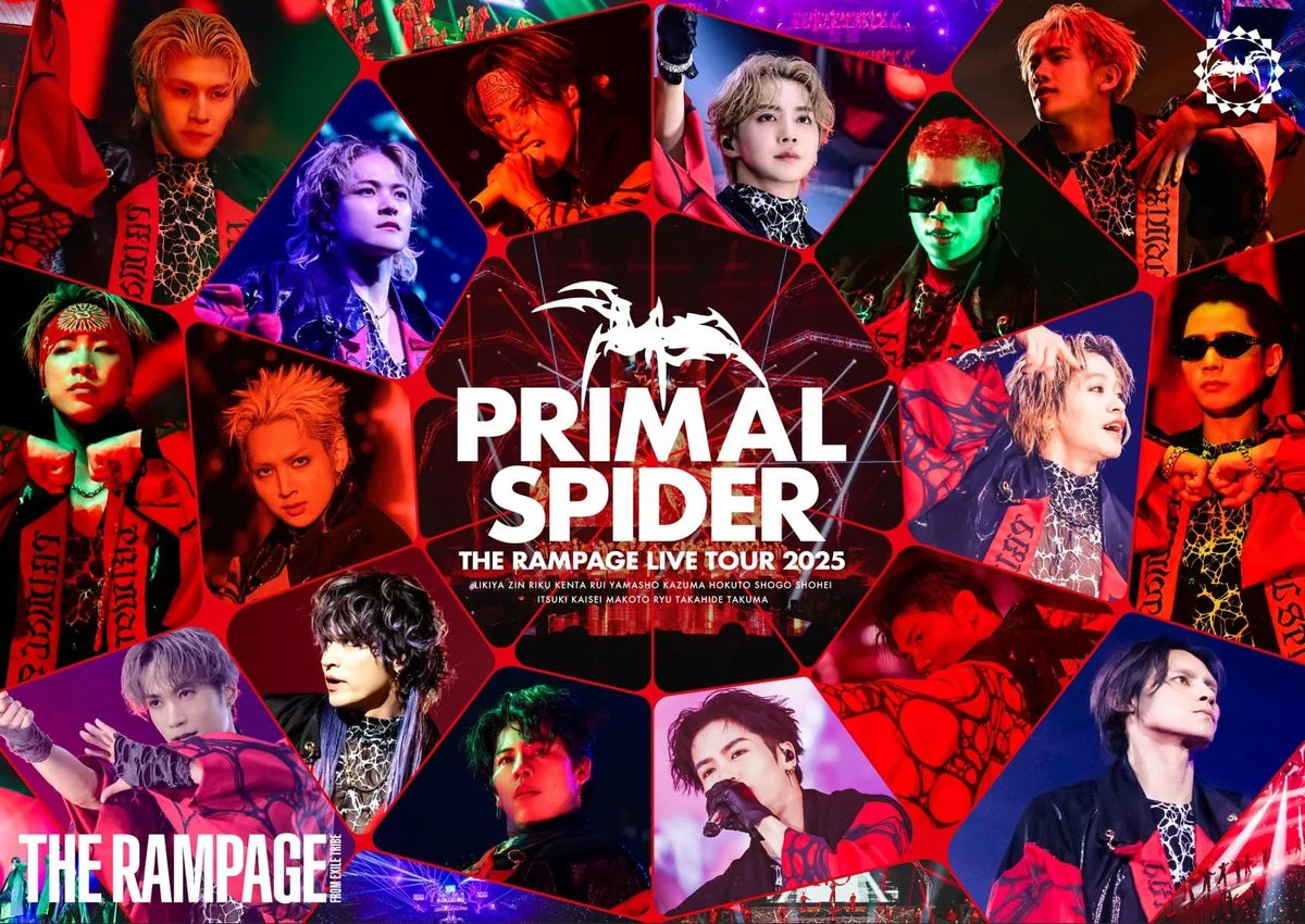 THE RAMPAGE LIVE TOUR 2025 "PRIMAL SPIDER" 2DVD Sleeve Case - Rhythm Zone