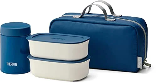 Thermos Set Pranzo Zuppa Isolato Vakuum JEA-800 NVY 500ml