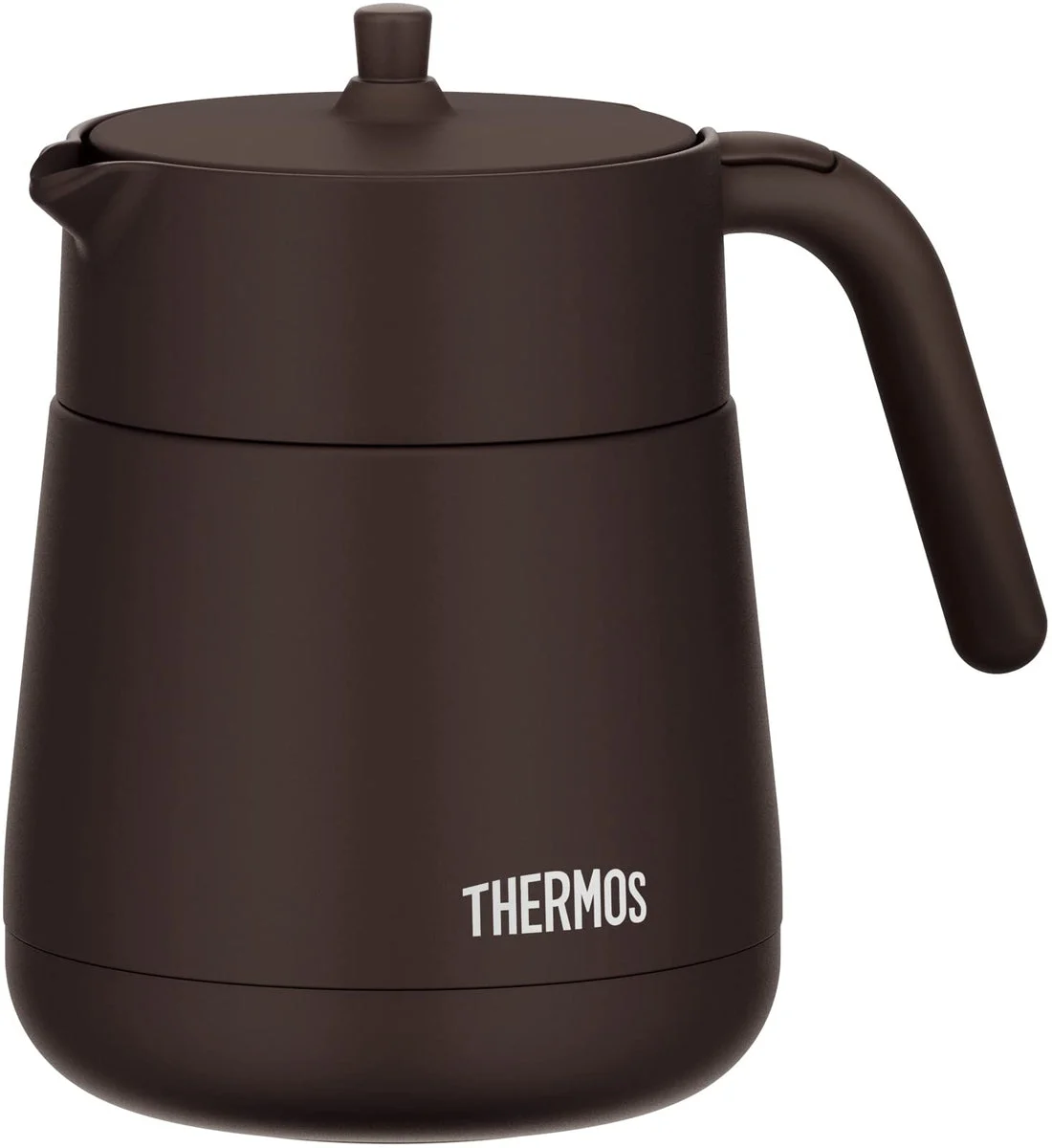 Thermos Vacuum Insulated Teapot with Strainer 700ml Brown TTE-700 BW 100V