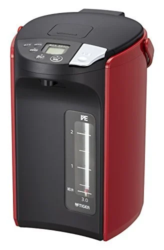 TIGER ELECTRIC Kettle 3.0L Vaporless VE Electric Hot Water Bottle Red PIP-A300-R