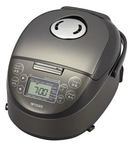 Tiger cuociriso IH 3 tazze 220V JPF-A55W Satin Black Made in Japan
