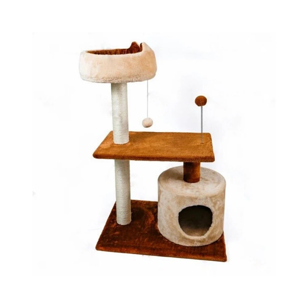 TIRAGRAFFI AD H PER GATTI 56 X 41 X H.87CM RESISTENTE STABILE TESSUTO IN PELUCHE - TrAdE Shop Traesio