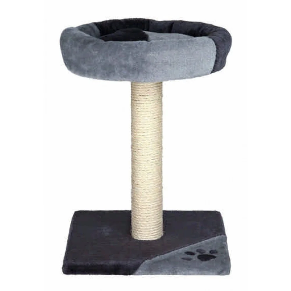 Tiragraffi con tronchetto rivestito in sisal naturale fodera in peluche gatti - TrAdE Shop Traesio