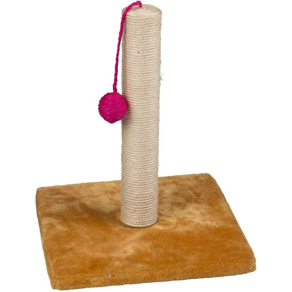 TIRAGRAFFI IN SISAL PER UNGHIE GATTI E PALLINA DA GIOCO 30 X 30 X 35 CM - TrAdE Shop Traesio