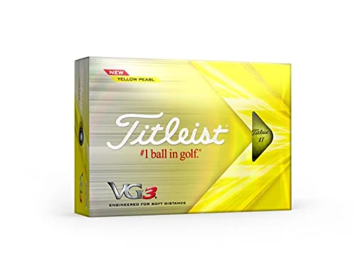 TITLEIST Golf Balls VG3 2022 Model 12 Pieces Yellow Pearl
