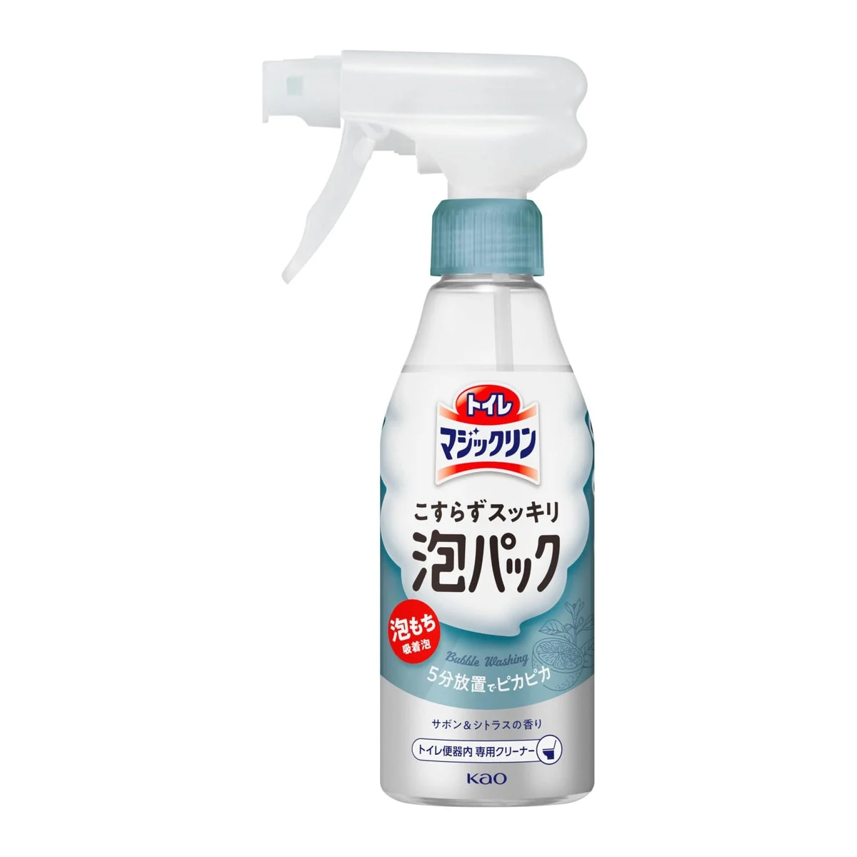 Toilet Magic Rin Foam Cleaner Savon Citrus Scent No Scrub Formula 300ml