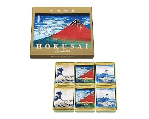 Tokyo Fugetsudo Gaufrette Hokusai 24 Piezas 24pcs Sabor Tradicional - WAFUU JAPAN