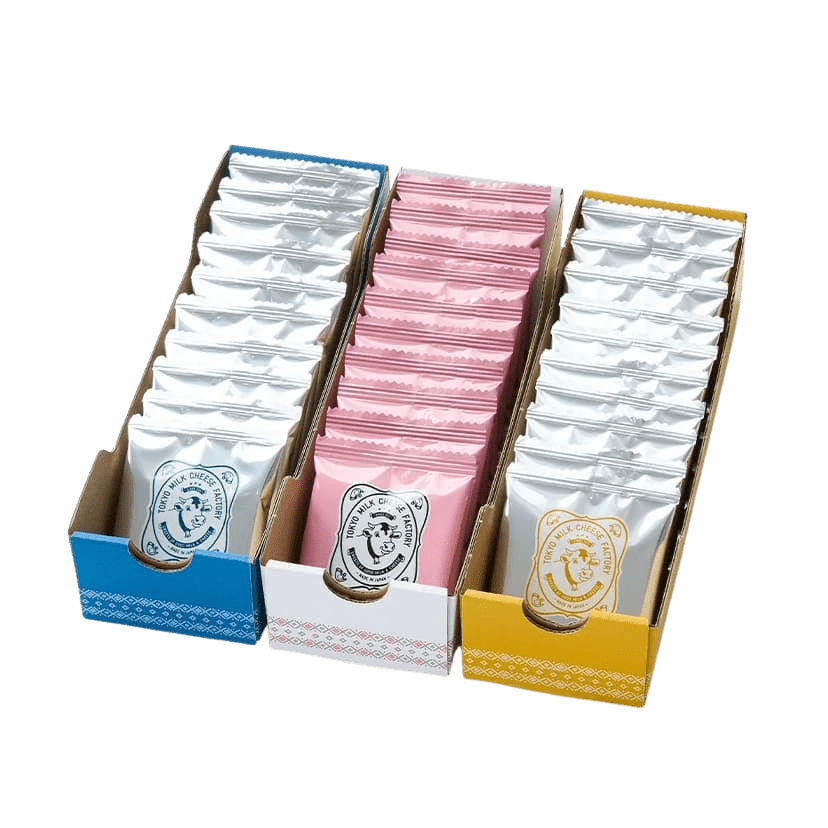 Assortimento di Biscotti Tokyo Milk Cheese Factory Fragola e Mascarpone 30 Pezzi