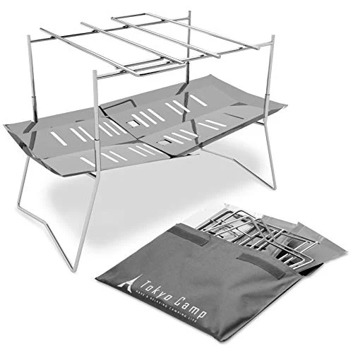 TokyoCamp Fire Pit Folding Compact Outdoor Cooking Equipment