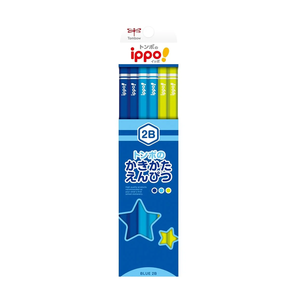 Tombow ippo! matite per scrivere 2B esagonali confezione da 12 M04