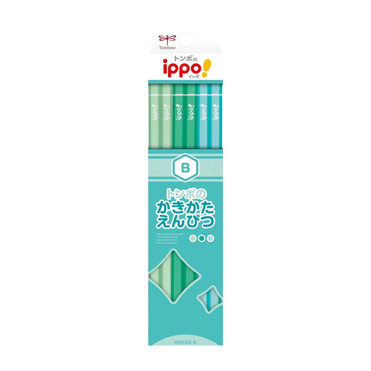 Tombow ippo! Writing Pencil B Plain 1 Dozen N04