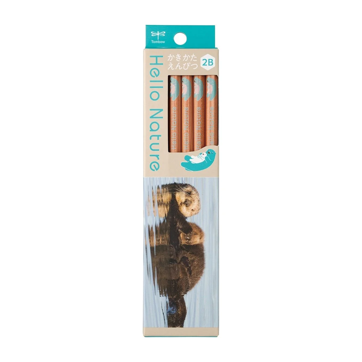 Tombow Ippo Writing Pencil Hello Nature Otter 2B 1 Dozen ST2