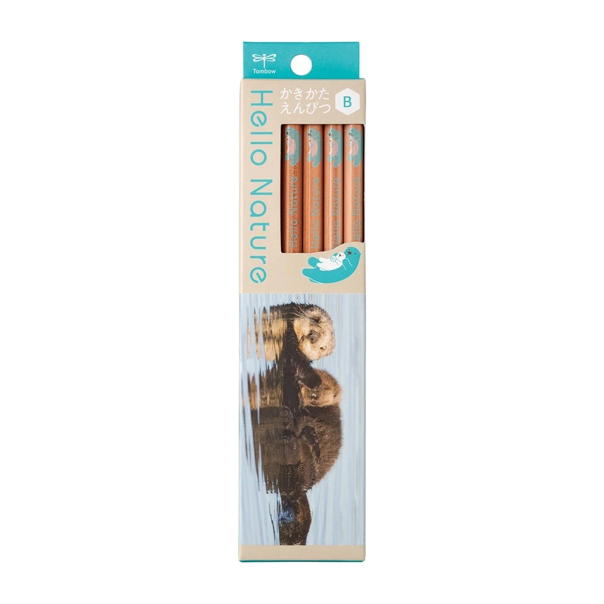 Tombow lápiz de escritura ippo! Hello Nature Nutria B 12 unidades ST2