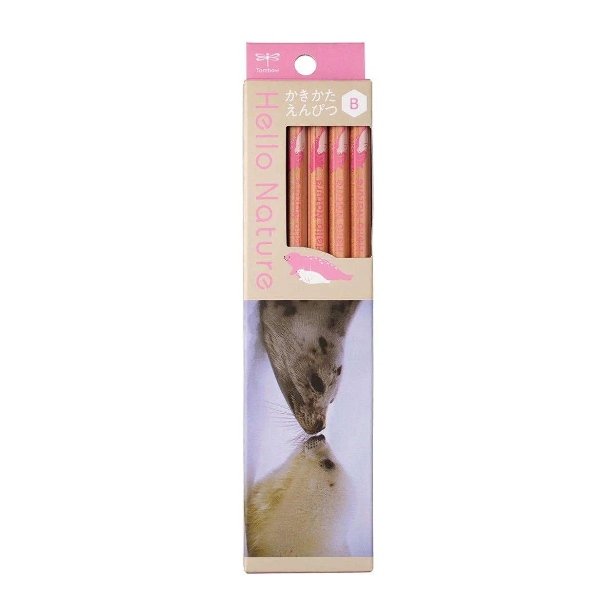 Tombow matite da scrittura ippo! Hello Nature Seal B 12 pezzi